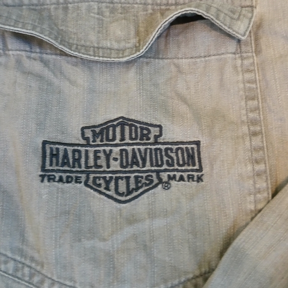 Harley-Davidson Garage Style Casual Button Down Shirt Men's Size XXL - Picture 3 of 5